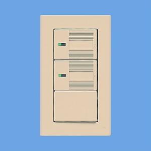 パナソニック WT3020FK スイッチ取付枠用 ブランクチップ トリプル用 ベージュ