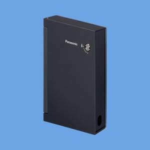 パナソニック WTC7981B 防雨スイッチガードプレート 1連用 簡易鍵付 スイッチ取付枠付 ブラ...