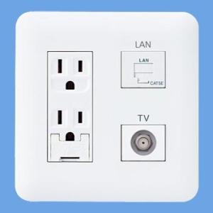 Panasonic（パナソニック） WTF34373W マルチメディア コンセント