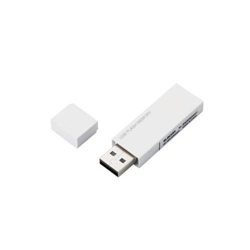 エレコム ELECOM USBメモリ 2.0 64GB セキュリティ機能付き ホワイト MF-MSU...