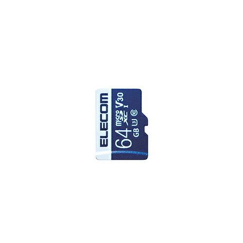 エレコム MF-MS064GU13V3R MicroSDXCカード / データ復旧サービス付 / ビ...