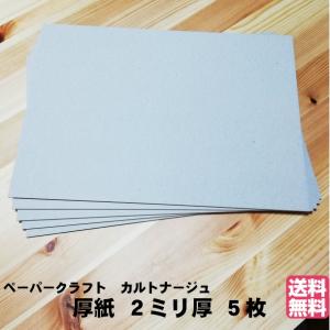 厚紙 1mm厚 A4サイズ 10枚 カルトナージュ グレー台紙
