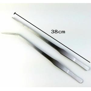 ピンセット ロング サイズ 38cm ストレー...の詳細画像1