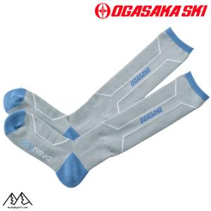 オガサカ スキーソックス グレー OG-WA/GRY OGASAKA SKI SOCKS WARM FIT  00211｜msp-net