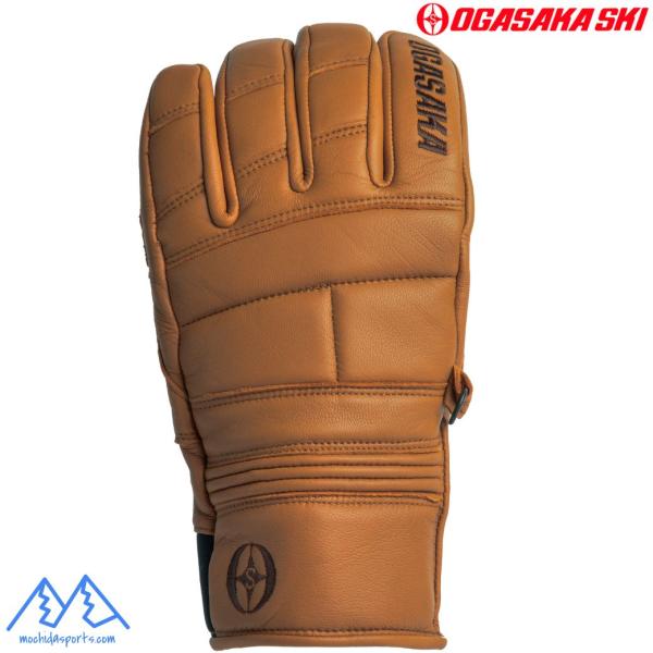 オガサカ 薄手 スキーグローブ エルゴグリップ キャメル OGASAKA GF/CAM 00435