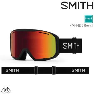 スミス スノーゴーグル 眼鏡対応 ブレーザー ブラック SMITH Blazer Black Red Sol-X Mirror  010275100｜msp-net
