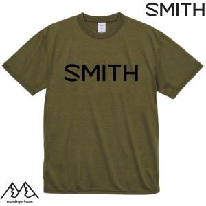 スミス ドライ Tシャツ アシッドオリーブ SMITH ESSENTIAL DRY ACID OLIVE 011305270｜msp-net