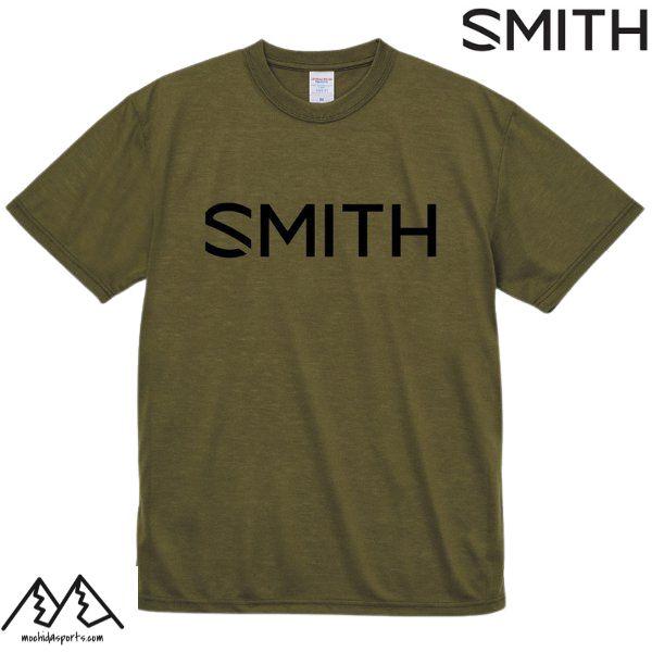 スミス ドライ Tシャツ アシッドオリーブ SMITH ESSENTIAL DRY ACID OLI...