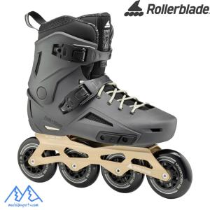 ローラーブレード インラインスケート ROLLERBLADE LIGHTNING 90 ANTHRACITE/TAUPE スキートレーニング 073725009U1