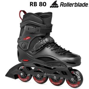 ローラーブレード インラインスケート ROLLERBLADE RB 80 BK/RD スキートレーニング 07400500741｜msp-net
