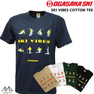 オガサカ コットン Tシャツ OGASAKA TEAM SKI VIBES TEE 23-24