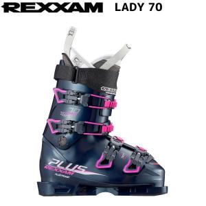 レクザム スキーブーツ REVO PLUS LADY 70 REXXAM R-EVO レディー 70 IRON NAVY レグザム 23LADY70｜msp-net