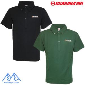 オガサカ チーム ドライ ボタンダウン ポロシャツ OGASAKA TEAM DRY POLO SHIRT OGASAKA SKI LOGO  オガサカ スキー｜msp-net