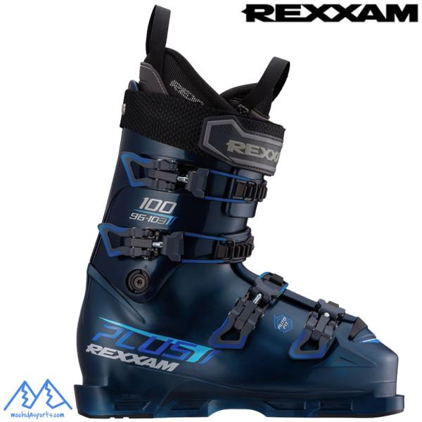 レクザム スキーブーツ 軽量 オールラウンド REXXAM R-EVO PLUS 100 ネイビー ...