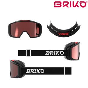 ブリコ スキーゴーグル ボルケーノ マスク 2.0 ブラック BRIKO VULCANO MASK 2.0 MATTBLACK RM2 28116GW-A8K｜msp-net