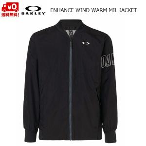 オークリー アウター ジャケット ウインドブレーカー ウィンド ウォーム ジャケット ブラック OAKLEY ENHANCE WIND WARM MIL JACKET 412819-02E｜msp-net