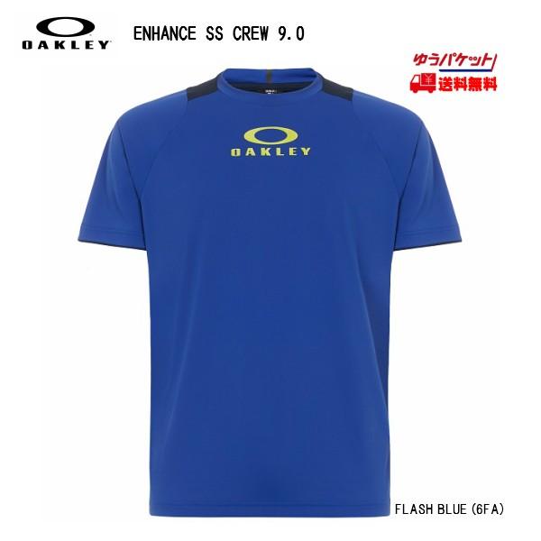 オークリー Tシャツ OAKLEY Enhance SS Crew 9.0 フラッシュブルー FLA...