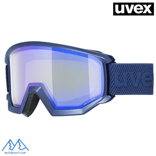 ウベックス スキー ゴーグル UVEX athleticFM NVM アスレティックFM ネイビーマ...