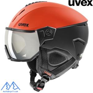 ウベックス スキー バイザーヘルメット フィアース レッド ブラックマット UVEX INSTINCT VISOR RED BLACK 5662607007｜msp-net