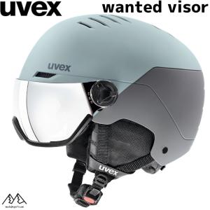 ウベックス スキー バイザーヘルメット グレイシャー ライノーマット UVEX wanted visor  5662626005｜msp-net