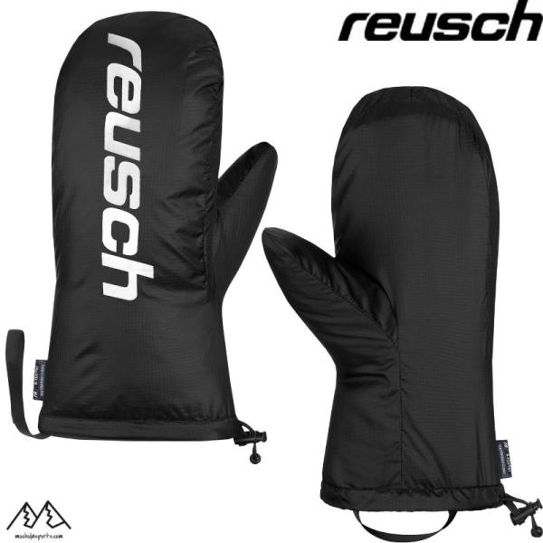 ロイシュ スキーグローブ オーバーグローブ オーバーミトン ブラック ホワイト REUSCH OVE...