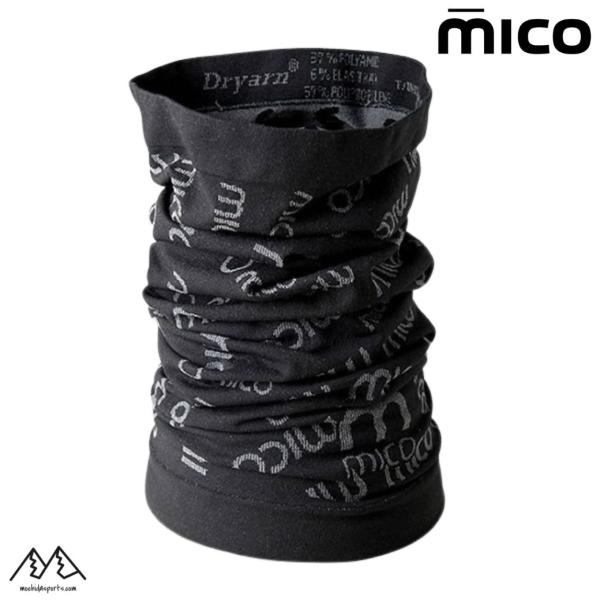 ミコ ショート丈 シームレス ネックウォーマー ブラック レディース ジュニア MICO KIDS ...