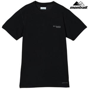 モントレイル トレイルランニング ウエア Tシャツ トレラン バックプリント ブラック MONTRAIL Columbia M Endless Trail Running Tech Tee BLACK AE9494 011｜msp-net