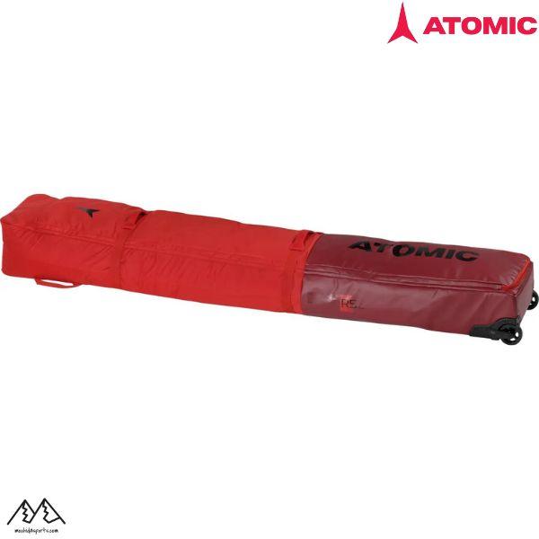 アトミック 4台入 スキーケース ホイール付 レッド ATOMIC RS SKI WHEELIE 4...