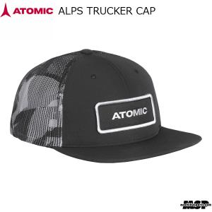 アトミック アルプス トラッカー キャップ ブラック ATOMIC ALPS TRUCKER CAP BLACK AL5102020｜msp-net