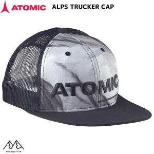 アトミック メッシュキャップ アルプス トラッカー キャップ ブラック ATOMIC ALPS TRUCKER CAP BLACK  AL5114810｜msp-net