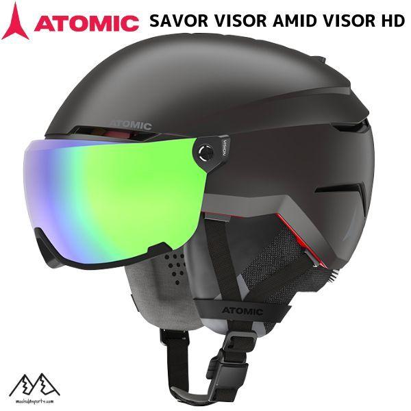 アトミック バイザーへルメット ブラック SAVOR AMID VISOR HD BLACK AN5...