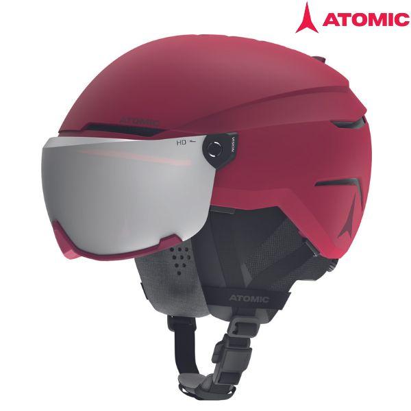 アトミック バイザーへルメット ダークレッド SAVOR AMID VISOR HD DARK RE...