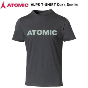 アトミック Tシャツ ATOMIC ALPS T-SHIRT Dark Denim ダークデニム AP5107060｜msp-net