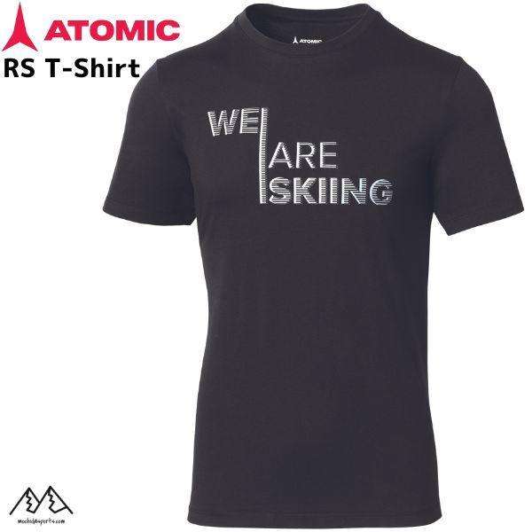 アトミック Tシャツ ブラック ATOMIC RS T-SHIRT WE ARE SKIING BL...