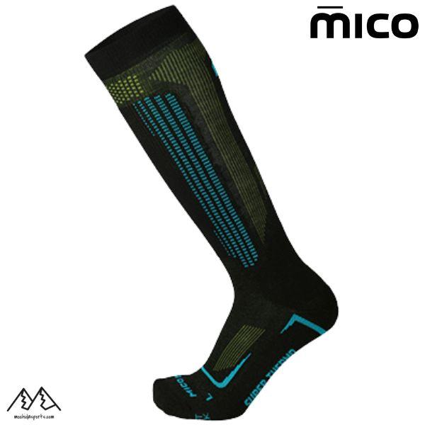 ミコ 118 中厚 スキーソックス ブルー MICO CA-118 SUPER THERMO PRI...