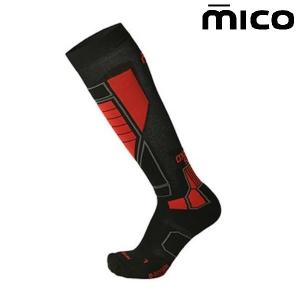 ミコ 160 中厚 コンプレッション スキーソックス MICO 160 OXI-JET Medium BLACK ブラック CA160｜msp-net