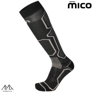 ミコ 249 中厚 スキーソックス ブラック MICO CA-249 WARM CONTROL MEDIUM BLACK  CA249-BK｜msp-net