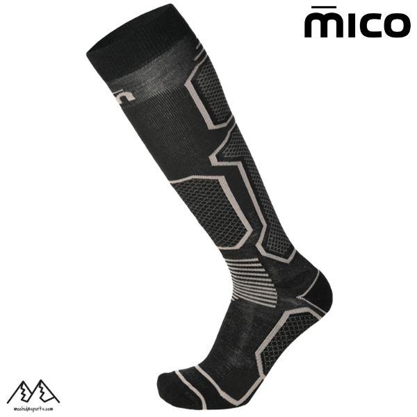 ミコ 249 中厚 スキーソックス ブラック MICO CA-249 WARM CONTROL ME...