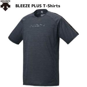 デサント DESCENTE BLEEZEPLUS ブリーズプラス ハーフスリーブシャツ Tシャツ ブラック H/S Shirts DBMPJA53 BK 半袖  DBMPJA53-BK｜msp-net