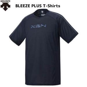 デサント DESCENTE BLEEZEPLUS ブリーズプラス ハーフスリーブシャツ Tシャツ ネイビー H/S Shirts DBMPJA53 NV 半袖  DBMPJA53-NV｜msp-net