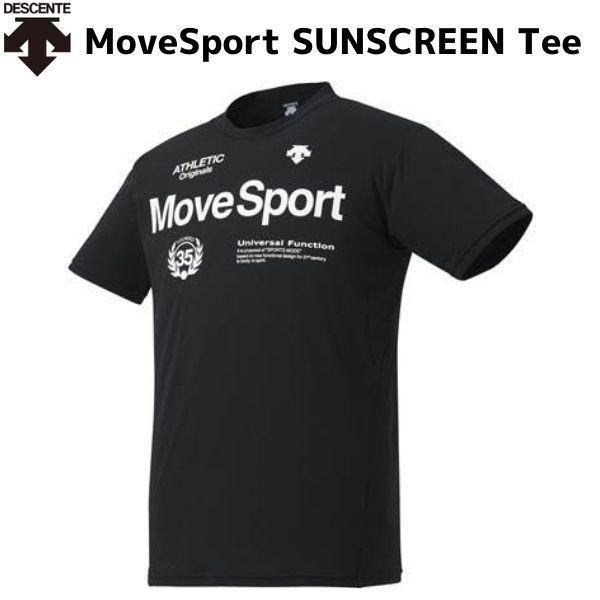 デサント DESCENTE MoveSport サンスクリーン ハーフスリーブシャツ Tシャツ ブラ...