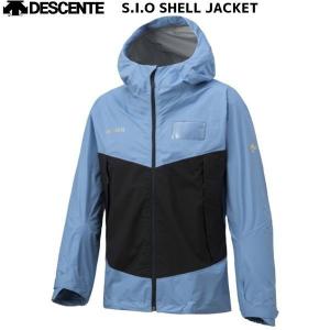 デサント シェル スキーウエア ジャケット (中綿なし) ブルー DESCENTE S.I.O SHELL JACKET ELB DWUSJK67 DWUSJK67-ELB｜msp-net