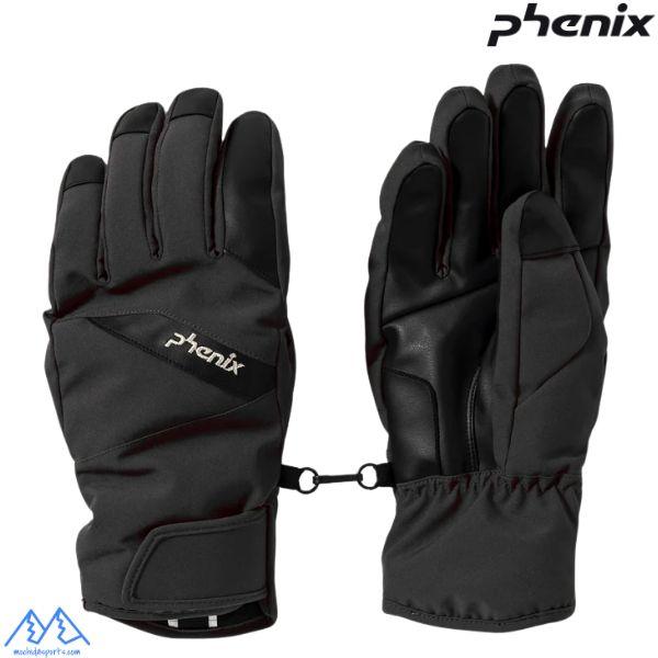 フェニックス スキーグローブ ブラック Phenix Snow Design Panel Mens ...
