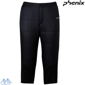 フェニックス 中綿入 インシュレーション ミドルパンツ Phenix 3/4 Middle Pants ブラック  ESM24IB10｜msp-net