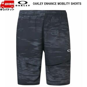 オークリー ウーブン ショートパンツ ブラックプリント OAKLEY ENHANCE MOBILITY SHORTS BLACK PRINT FOA400171-00G｜msp-net