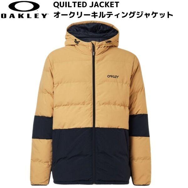 オークリー キルティングジャケット ベージュ ブラック 保温 OAKLEY QUILED JACKE...