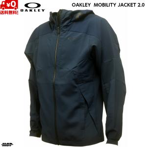 オークリー クロス ウーブン ジャケット ネイビー OAKLEY ENHANCE MOBILITY JACKET 2.0 FATHOM 6AC FOA402404-6AC｜msp-net