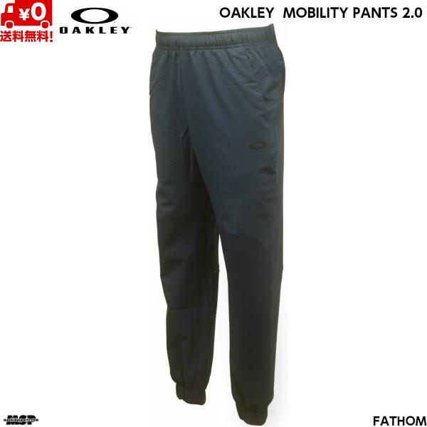 オークリー クロス ウーブン パンツ ネイビー OAKLEY ENHANCE MOBILITY PA...