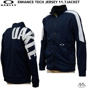 オークリー ジャージ トレーニング ジャケット ネイビー OAKLEY ENHANCE TECH JERSEY JACKET 11.7 FATHOM  FOA402876-6AC｜msp-net