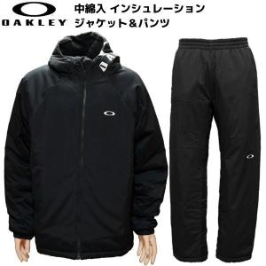 オークリー 中綿入 インシュレーション セットアップ ブラック OAKLEY ENHANCE INSULATION HD JKT 11.7 PANTS11.7 FOA402888-02E-FOA402962-02Eset｜msp-net